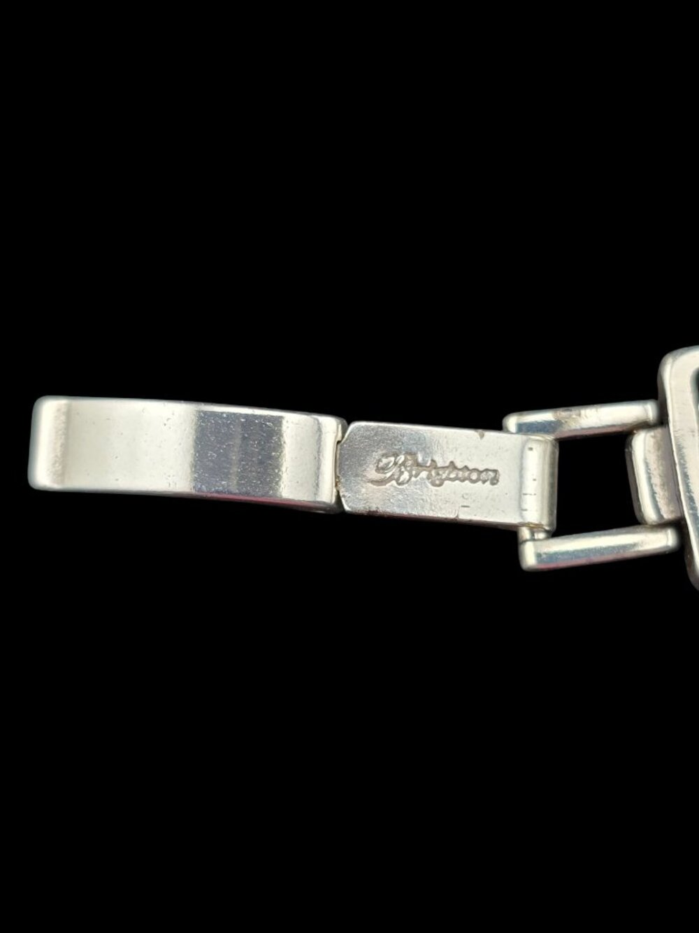 Brighton Contempo Mother Of Pearl Bracelet Silver-Tone 6.5 Inches Retired - Picture 8 of 10
